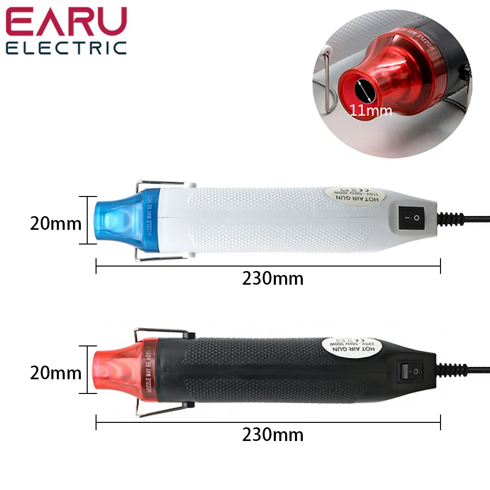 電気ヒートガン110V,220V,DIY,特別な電気ツール,ホルダー付き300W,プラスチック