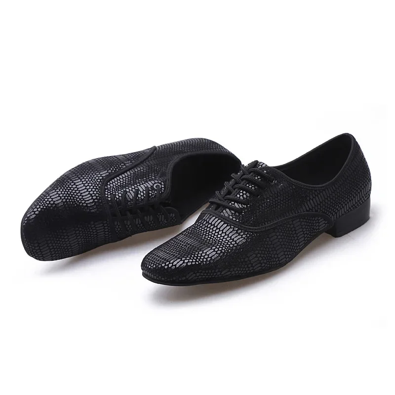 Men Soft Leather Ballroom Dancing Shoes for Latino Children Latin Dance Shoes Boys Adult Teacher Shoes Modern Jazz Dance Shoes