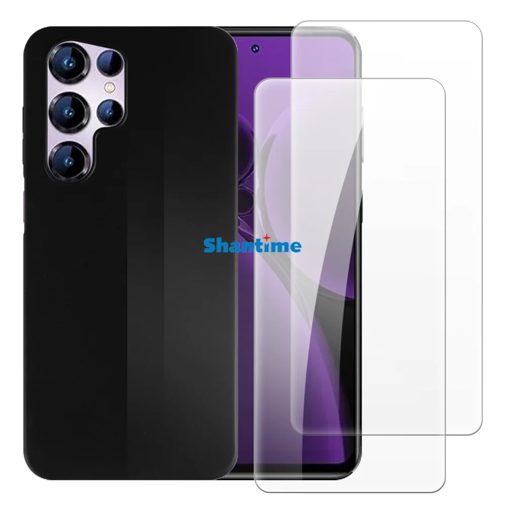 Weiche Hülle + 2er-Pack Gehärtete Glas-Displayschutzfolien für Oukitel C68 Rundumschutz