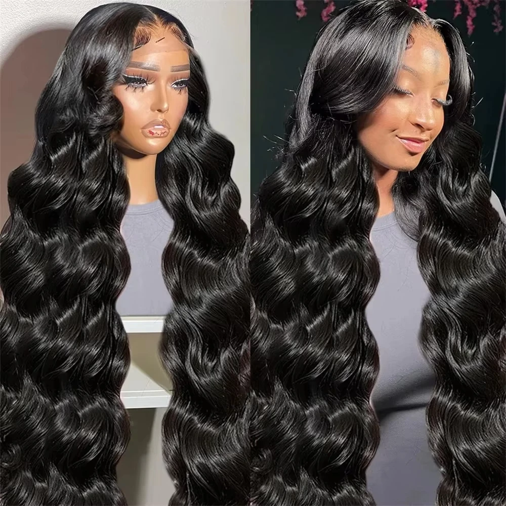 13x4 Body Wave Human Hair Wigs For Black Women 38 40 Inch 13x6 Deep Wave Hd Human Hair Lace Frontal Wig Curly Wigs Free Shipping