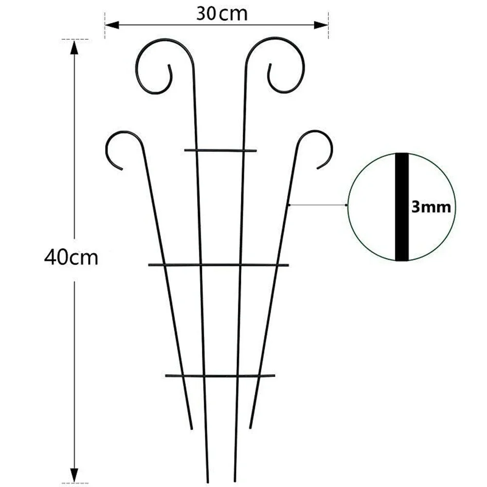 Green Plant Climbing Frame Pergola Plant Climbing Support Garden Climbing Flower Rack Cage For Single Stem Flower Plants