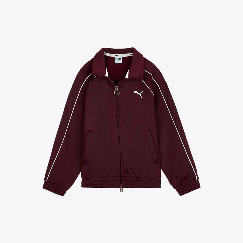 puma-genuine-jacket-zipper-long-sleeved-children's-wine-red-campus-jacket-jacket-950553-02