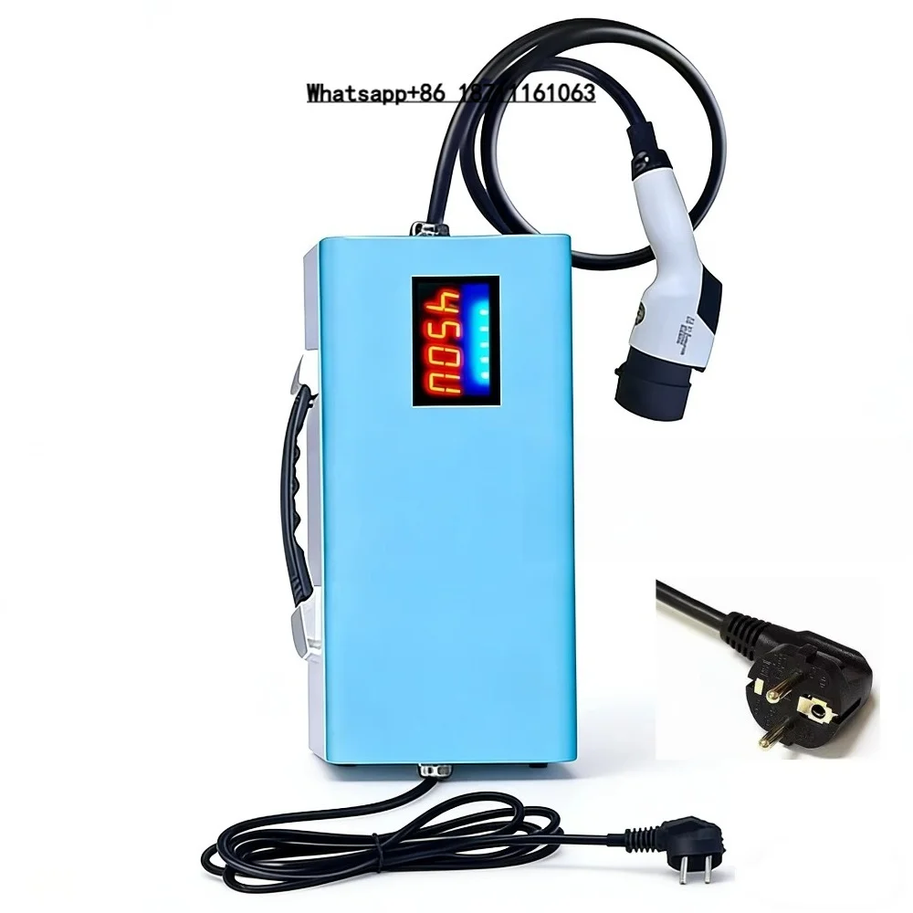 

Mobile EV Charger DC 7kW 32A GBT Plug Charging Station for New Energy Vehicles Emergency Use