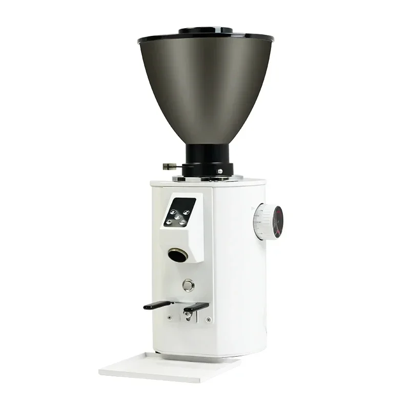 Automatic Burr Mill 64mm Electric Coffee Grinder Espresso Quantitative Function Bean Storage Hopper Kitchen and Home Use