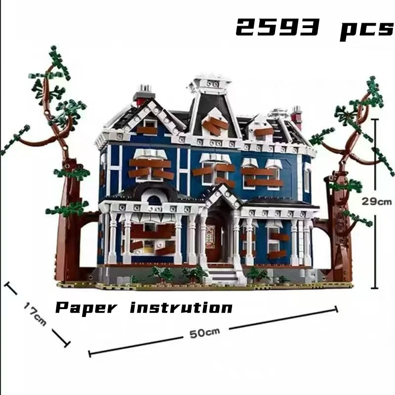 2026 Hot Movie Creel House Building Blocks 2593pcs Model Building Kits Assemble Toys for Home Decor Adults Gifts