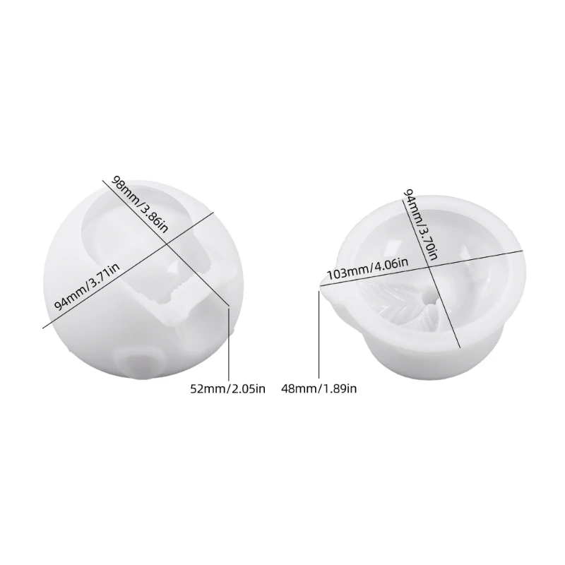 

Q5WE Creative Apple Cottage Силиконовая форма для изготовления уникальных контейнеров для рукоделия из смолы