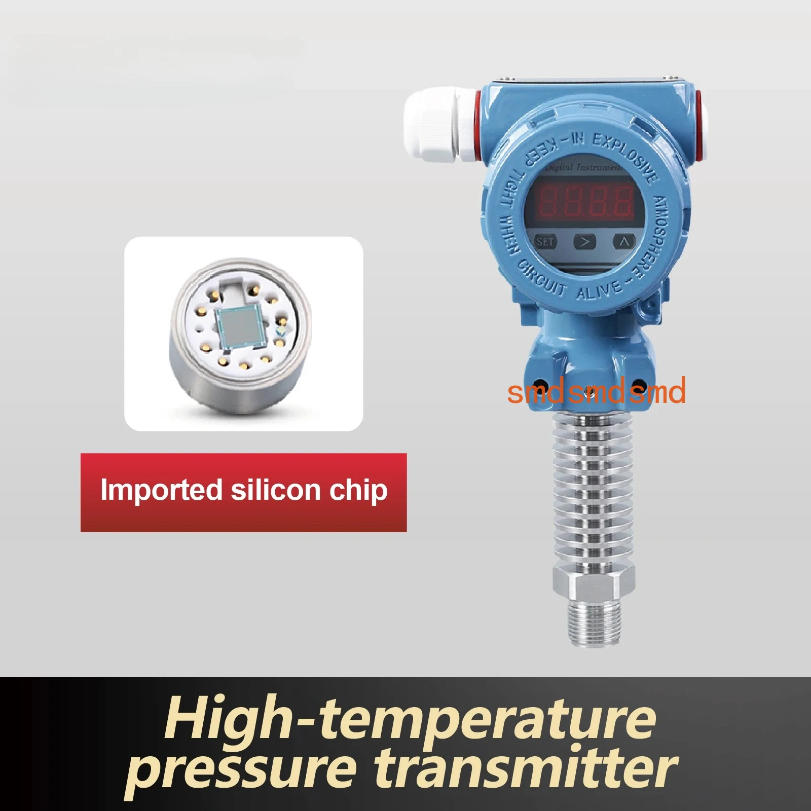 2088 High Temperature Digital Pressure Transmitter 4‑20mA RS485 Industrial Steam Pressure Sensor High Temp Transducer