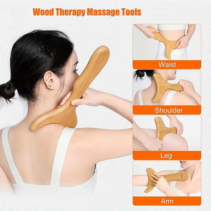 1pc Fish Tail Shape SPA Massage Beeswax Gua Sha Scraping Massage Scraper Massager Acupuncture Guasha Board Massager for Body