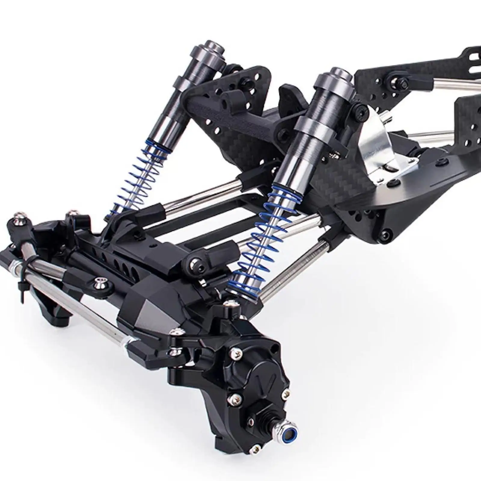1/10 RC Crawler Carbon Fiber Chassis Kit Durability Portable Accessories