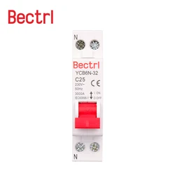 18MM TPN 1P+N Mini Circuit Breaker MCB 6A 10A 16A 20A 25A 32A Din Rail Mounting Miniature Household Air Switch