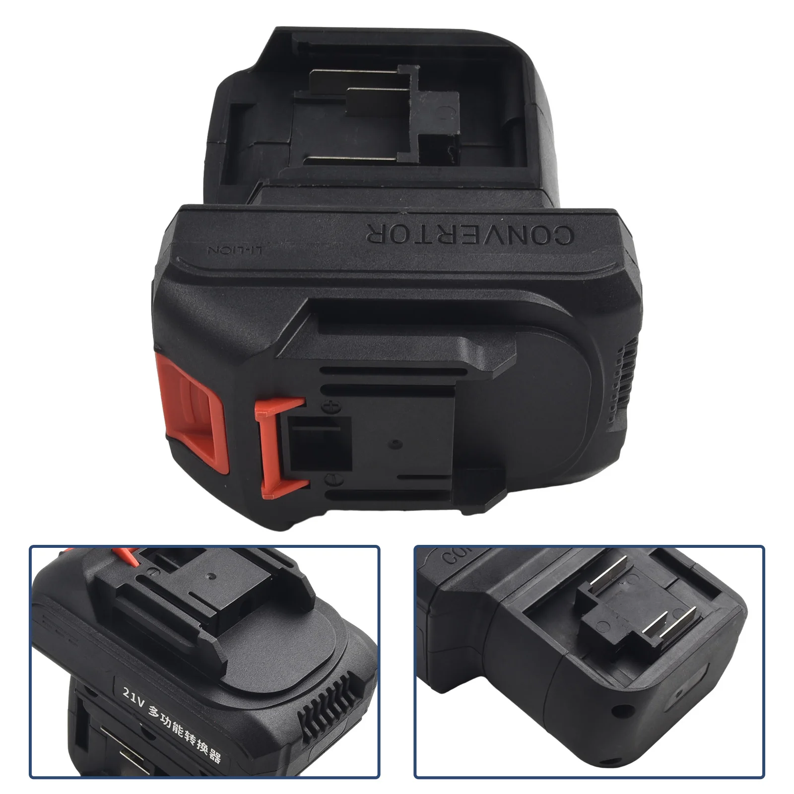 Battery Converter For Impact Drill Electric Wrench Screwdriver Work Light Tool Accessor Power Tool Adapter Battery Conver