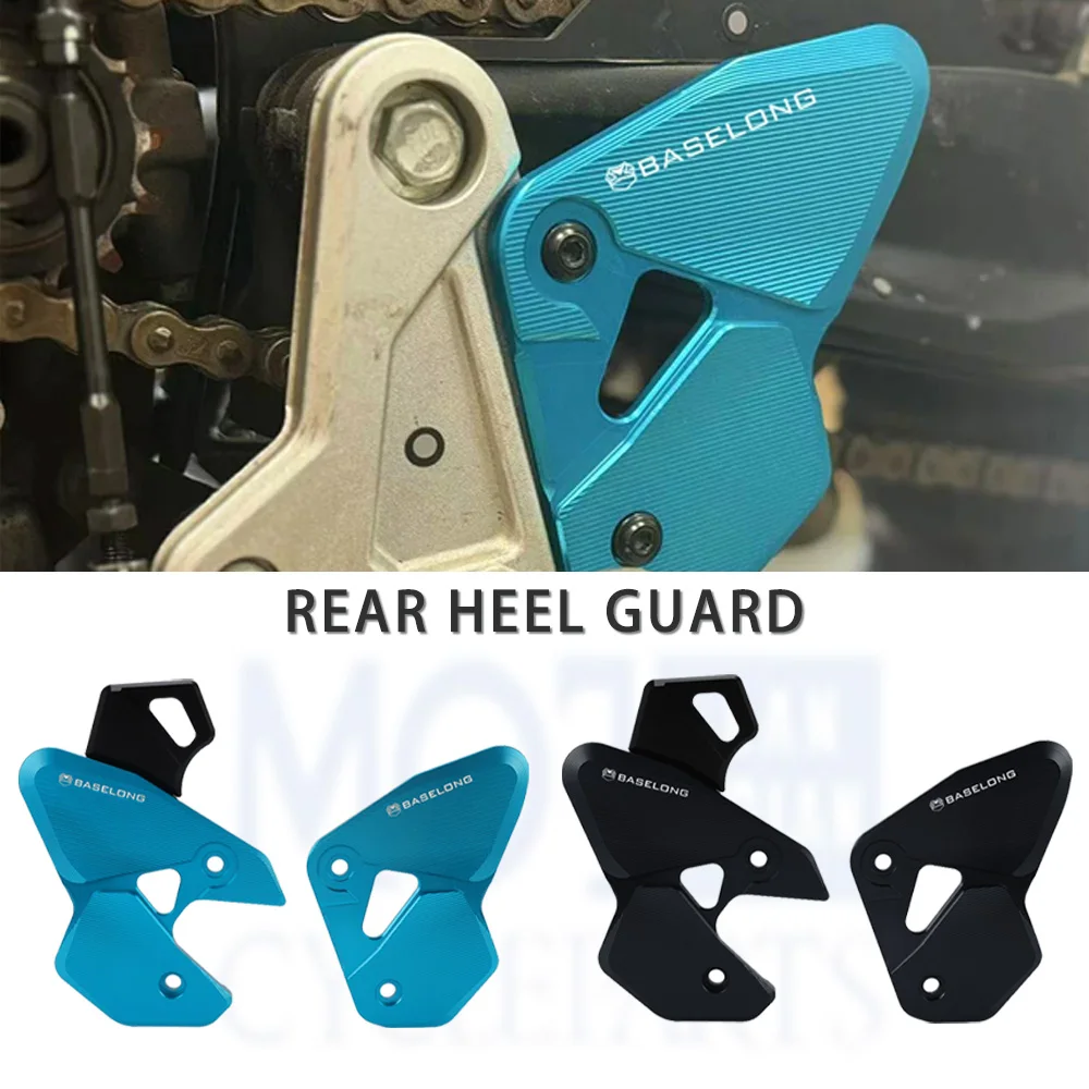 

2026 Motorcycle CNC Pedal Guard Rear Pedal Guard Heel Plate Decorative For CFMOTO CF MOTO 450MT 450 MT Ibex 450 800NK 2024 2025