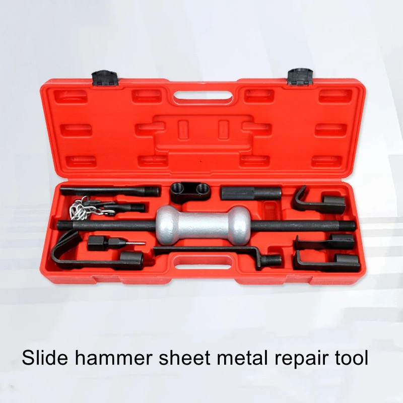 10-piece automotive sheet metal kit Hua hammer repair tools processing universal high hardness slide hammer rama