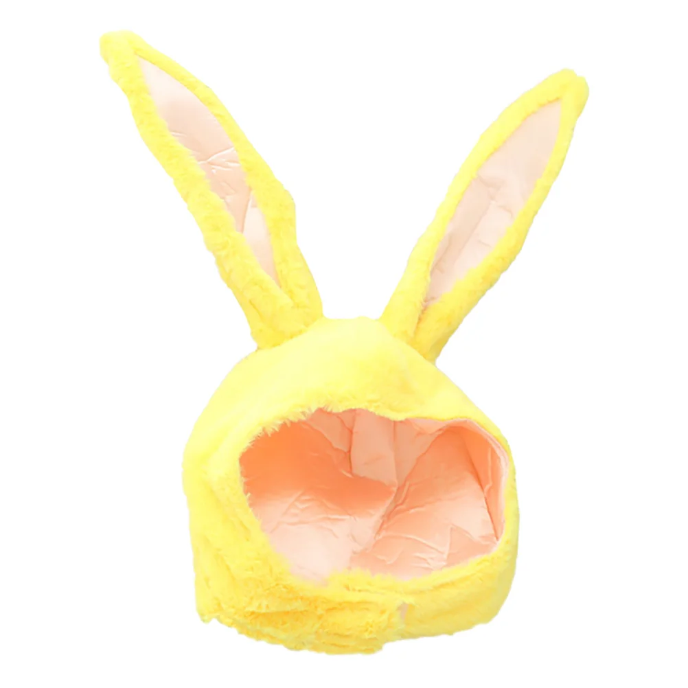 Halloween Decorations Clearance Plush Party Hat Bunny Ears Novelty Cap Yellow Funny Miss