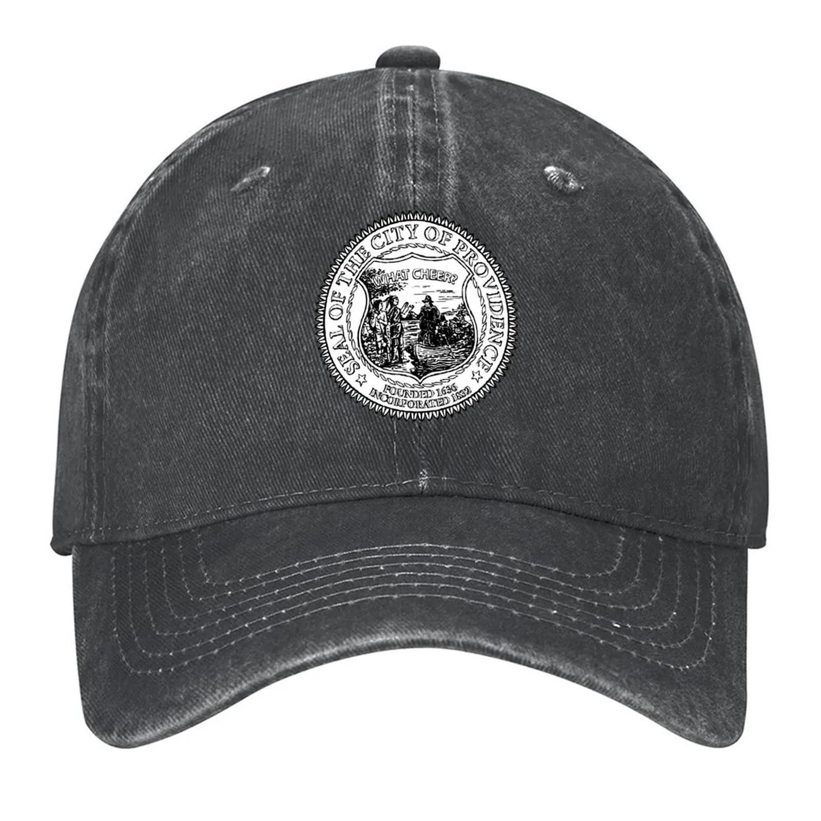 

Seal of Providence, Rhode Island Baseball Cap Hat Man For The Sun foam party Hat Dropshipping Hat Beach Women Caps Men's