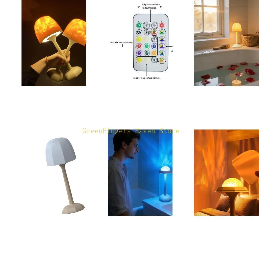 

F68D Modern Tall LED Lamp Providing Two Function Bathroom And Effect Display