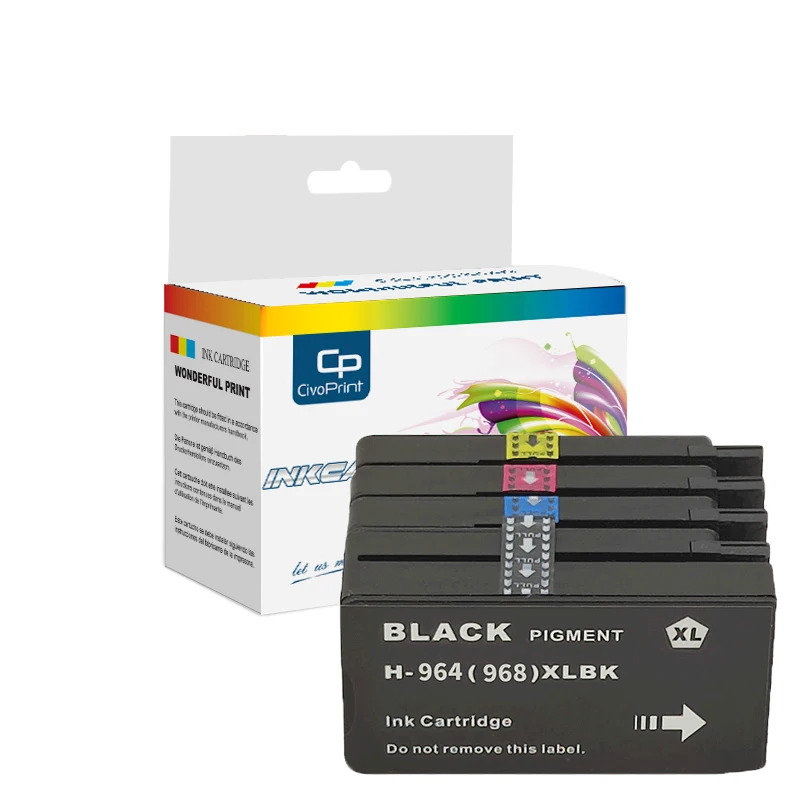 

Чернильный картридж Civoprint совместимый с HP 964XL HP964 964 для принтера HP OfficeJet Pro 9010 9012 9013 9014 9015 9016 9018 9019