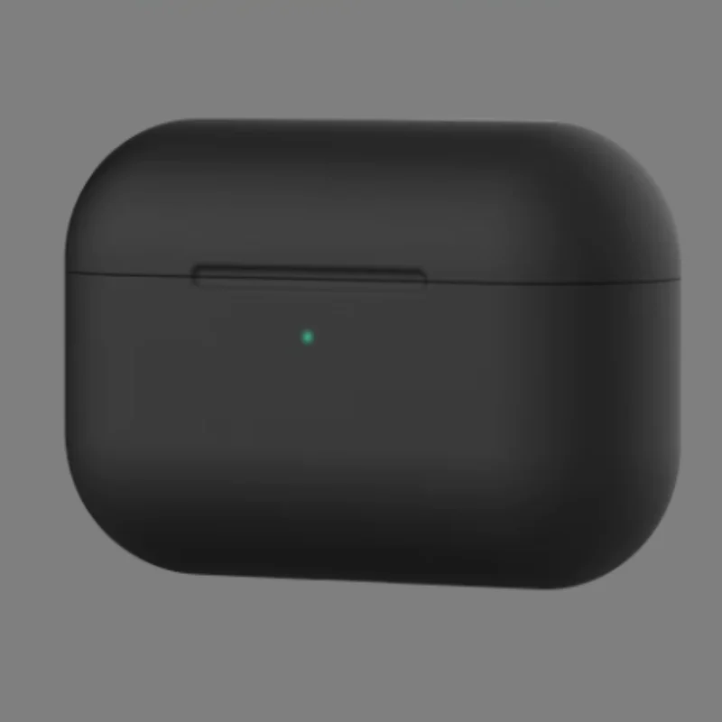 

2024 soft silicone headphone case suitable for Apple Airpods 1 2 3 4th generation solid color thick shell simple and atmospheric