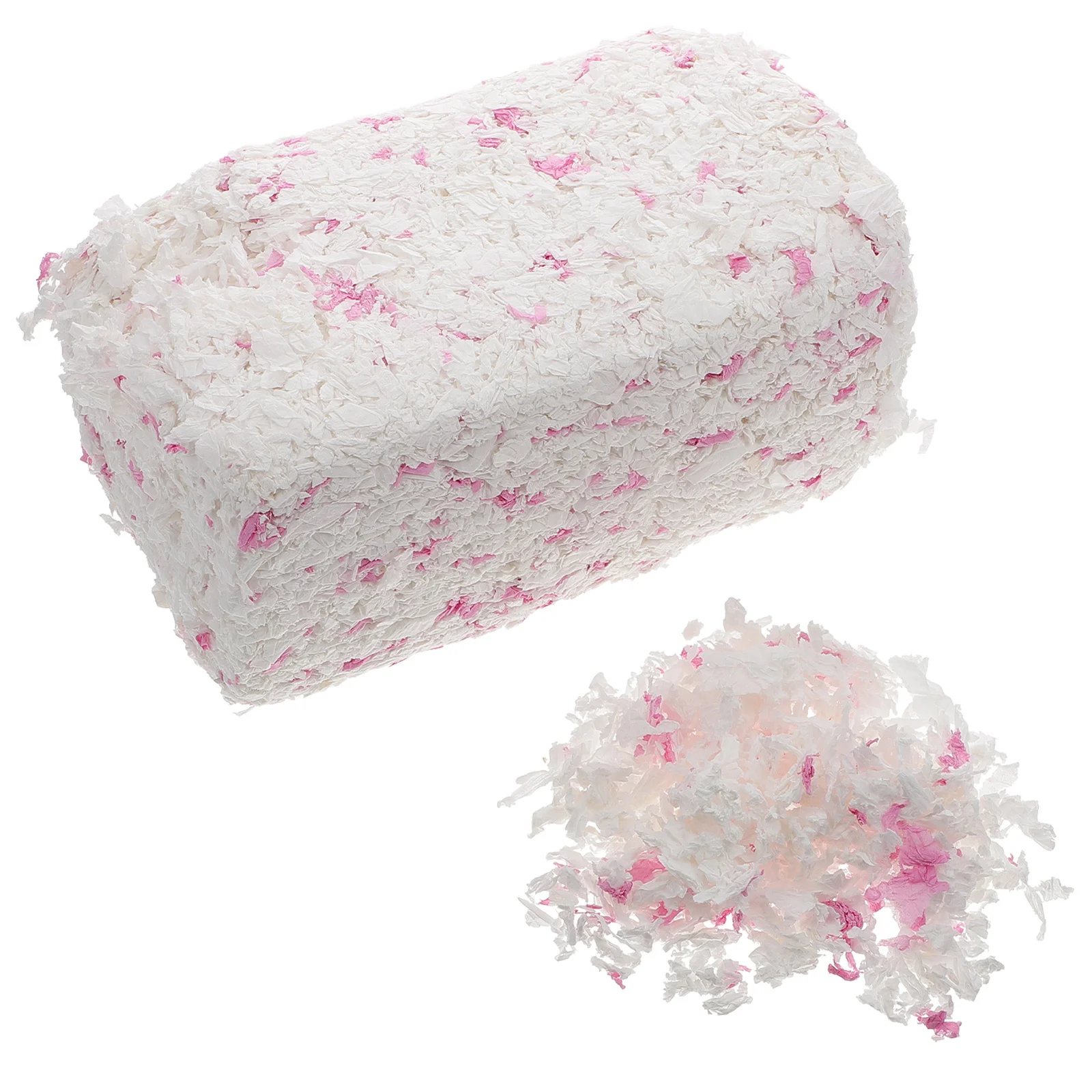 Premium Paper Shavings 1 Bag Pet Bedding for Hamsters Rabbits Ferrets Absorbent Warm Nesting Padding Small Animal Cage