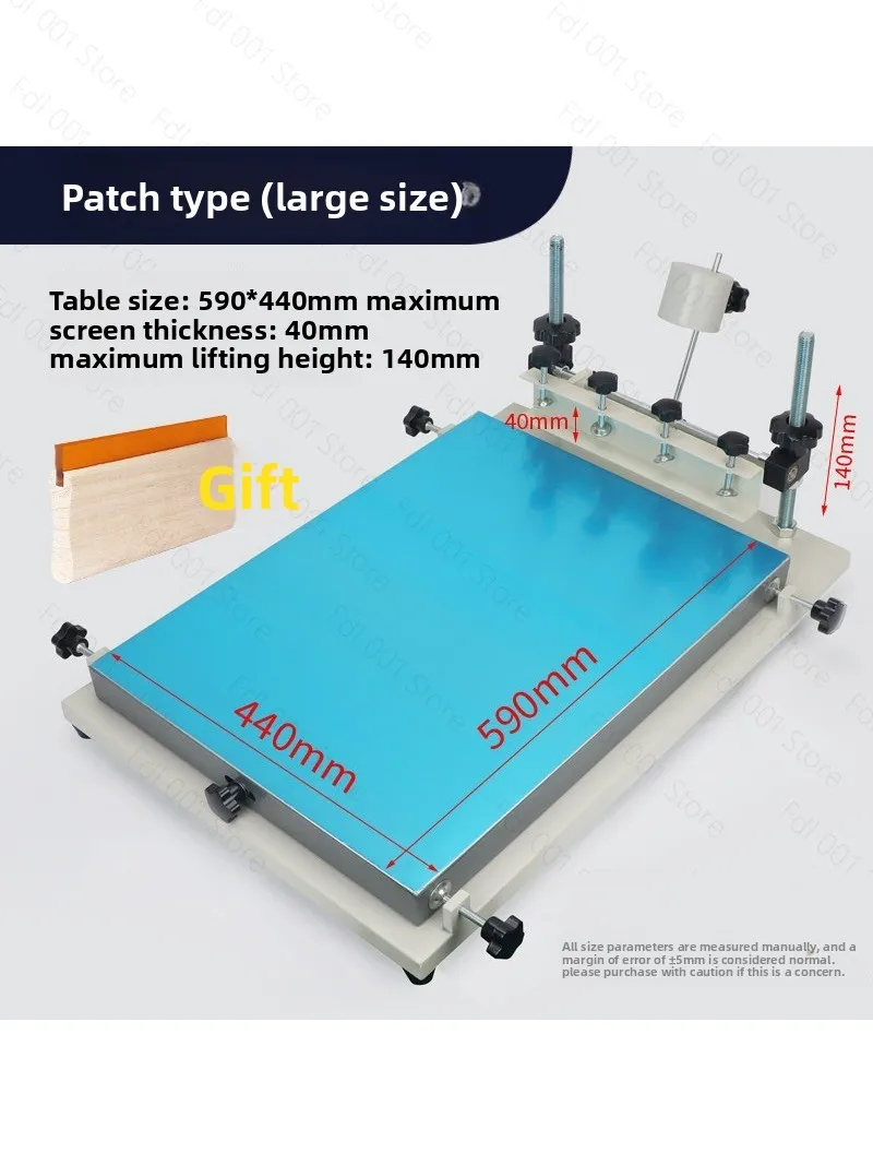Small screen printing machine Manual table machine Solder paste ink  machine   handprint table Workbench