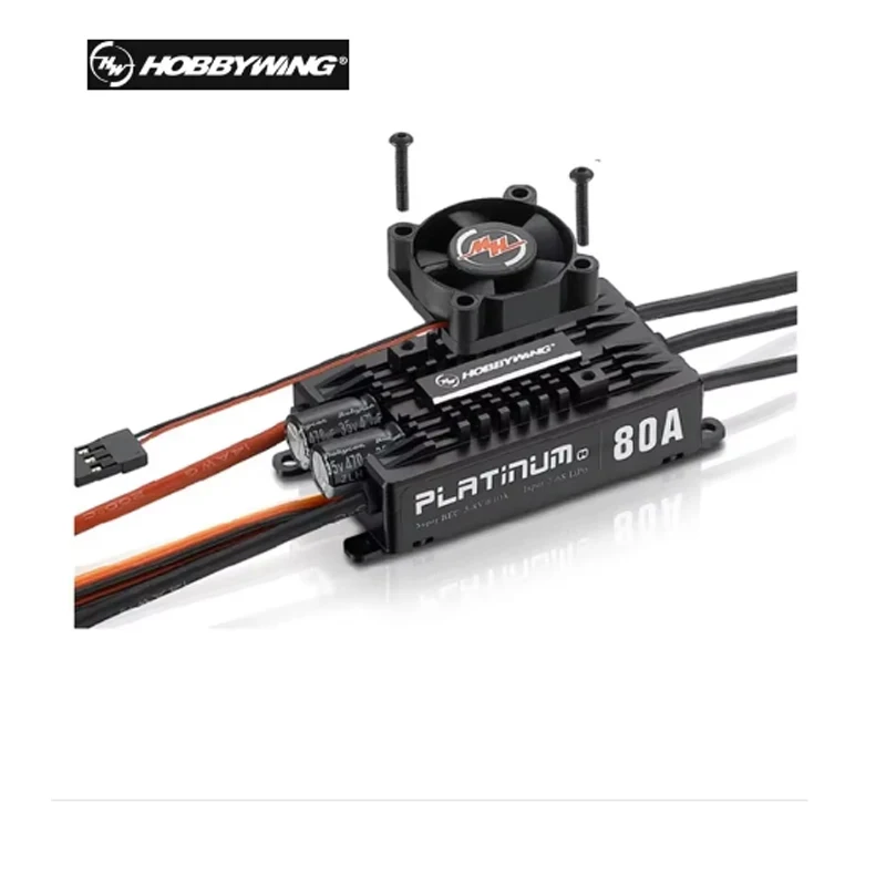 Hobbywing Platinum V4 25A 40A 60A 80A 120A Borstelloze ESC Elektronische Snelheidsregelaar 3-6S Lipo Ingebouwde BEC Voor RC Vliegtuig