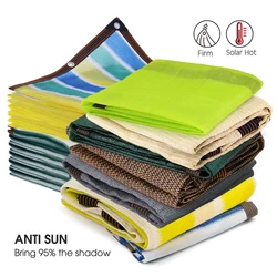 8-Type 95% Shading Rate Anti-UV HDPE Garden Shade Cloth Stripe Sunblock Sun Shade Net Outdoor Plant Cover Greenhouse Patio Lawn