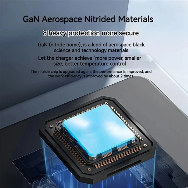 ABKI-330W USB C Gan شاحن 100W PD3.0 QC3.0 محطة شحن سريعة متعددة المنافذ لهاتف Iphone 16 لقابس الاتحاد الأوروبي