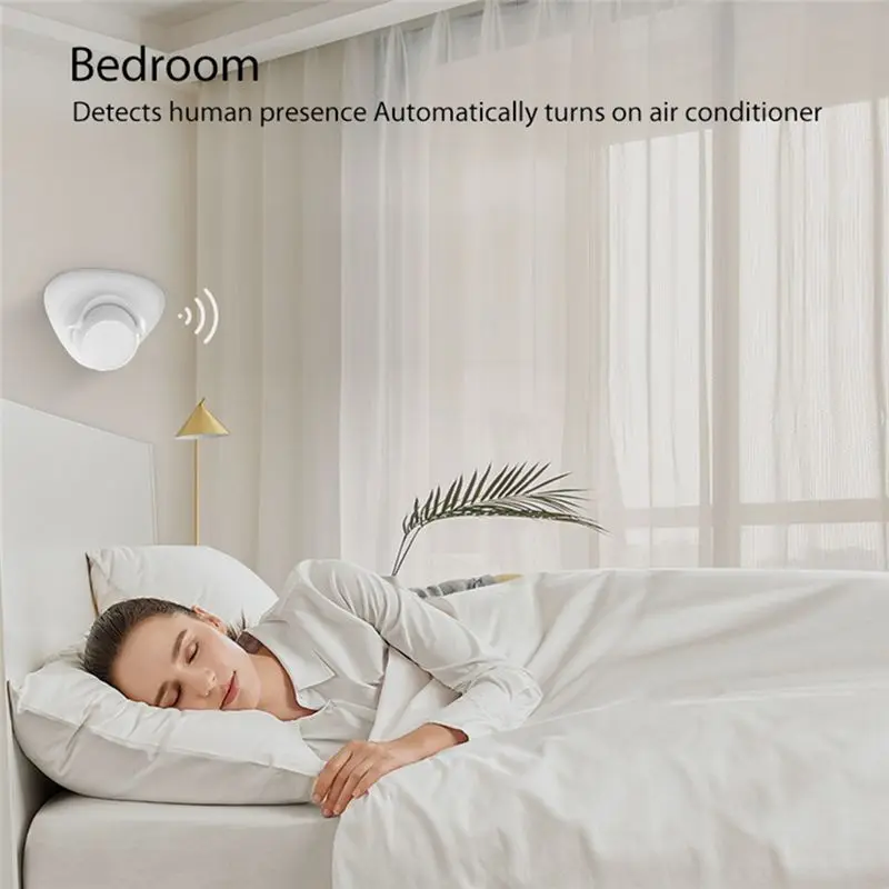 For Smart For Smart Life 2Mqtt Tuya Zigbee Human Presence Detector 24G Mmwave Radar Detection Home Assistant