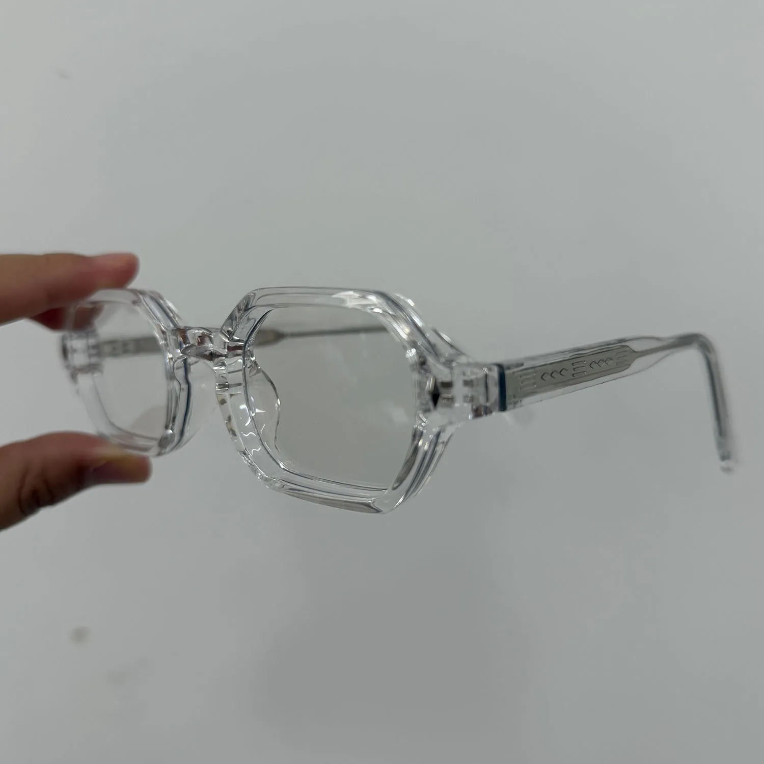 Klassieke klinknagel kleine frame vintage zeshoekige zonnebril dames voor heren mannelijke zonnebril luxe merkontwerper populaire punkzonnebril