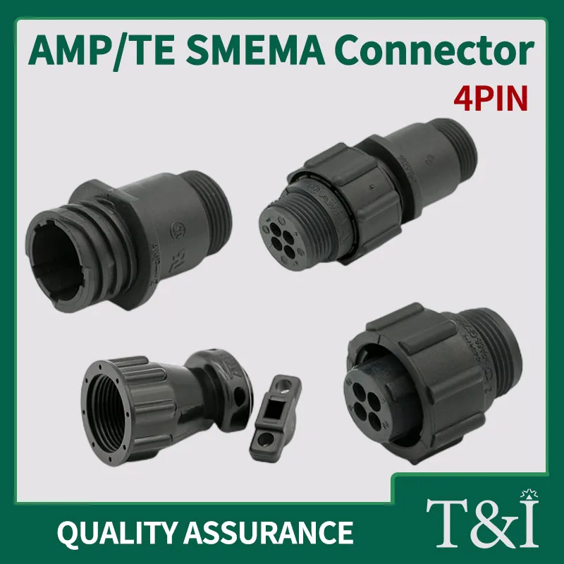 

1 Sets AMP/TE 4Pin SMEMA Type 182919-1 182647-1 Connector Aviation Plug Sheath with Tail Clamp Terminal for SMT Equipment