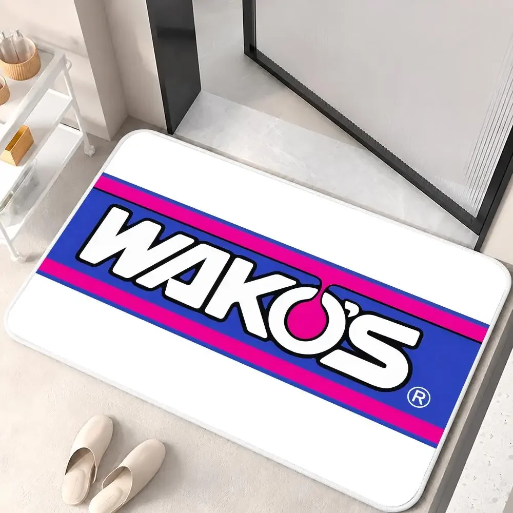 W-WAKOS Oil Racing Car Modification Floor Mat Flannel Rug Soft Non Slip Door MatBathroom Bedroom Kitchen Living Room Home Decor