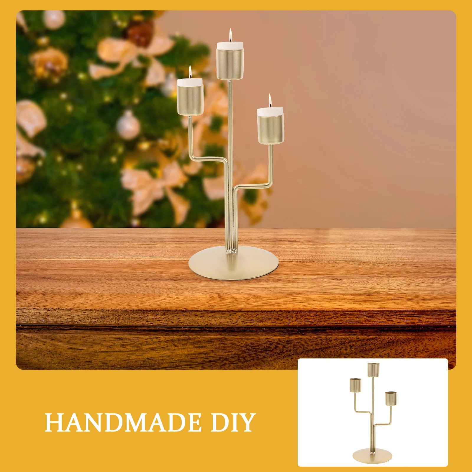 

Taper Holder Gold Vintage Iron Dining Table Decor Wedding Party Centerpiece Tall Candlestick Modern Home Decor