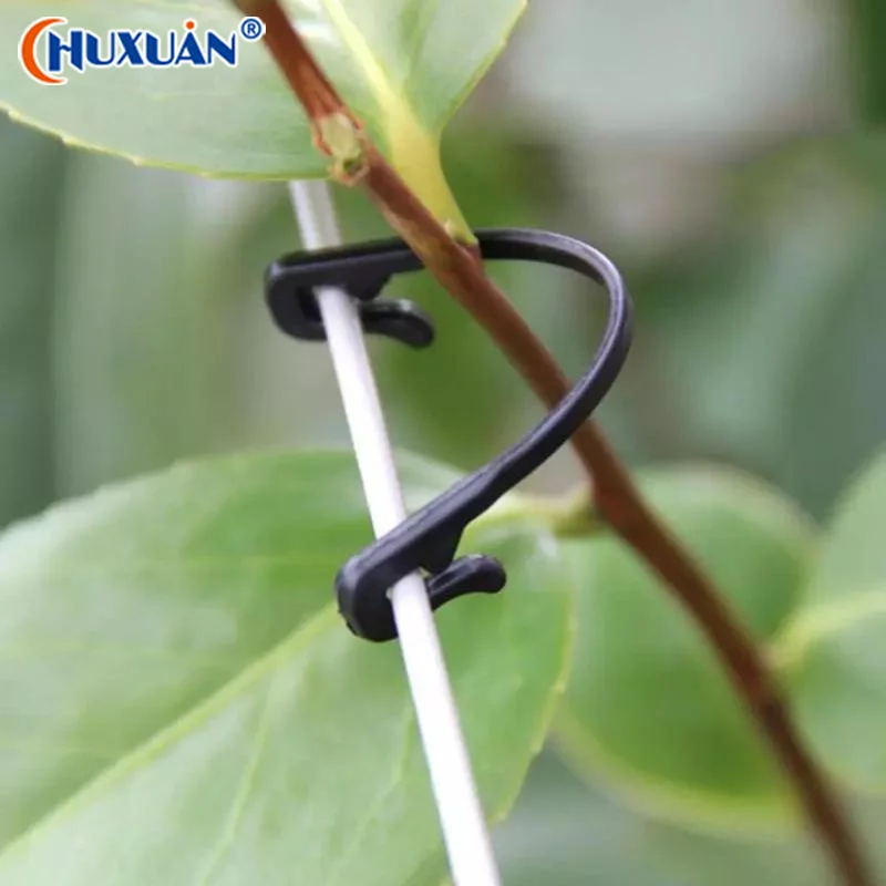 Q 50Pcs Plant Vine Binding Clip Garden Plants Fixed Clip Buckles Tomato Vegetable Grape Support Vine Clip Fixed Plant Clip