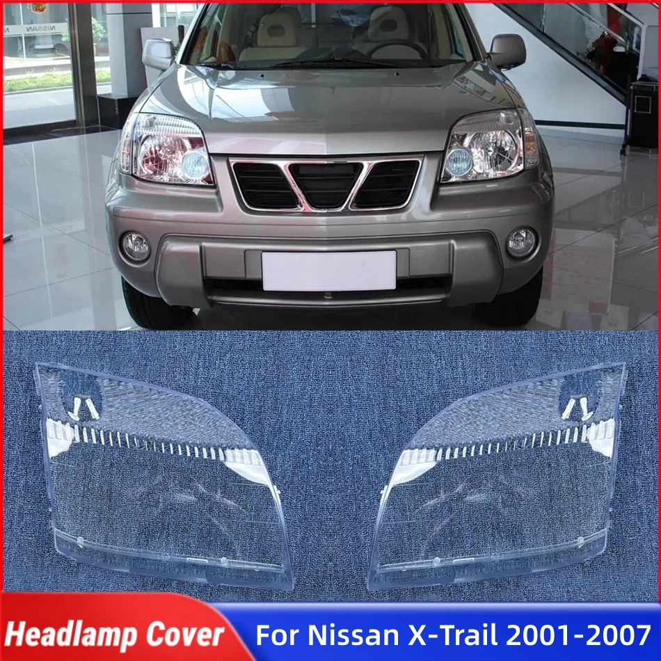 For Nissan X-Trail 2001 2002 2003 2004 2005 2006 2007 Automotive Parts and Accessories Front Headlight Cover Glass Headlight