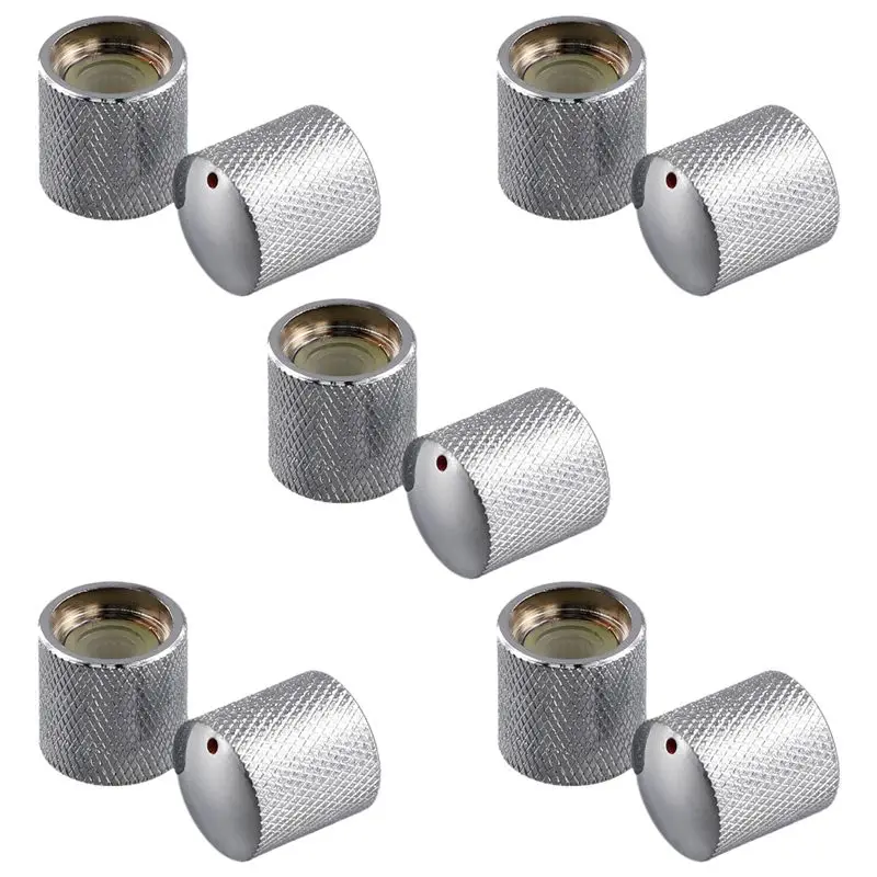 

【Суперновинка】10 шт. потенциометров для электрогитары, ручки регулировки громкости и тембра, винтовые ручки для электрогитары, 6 мм