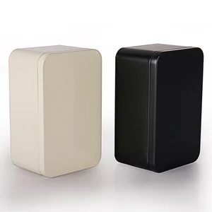 1pc Box de estaño frascos de metal de metal Caja de galletas de caja de té de hierro Cajas pequeñas Cajas de almacenamiento Bins Contenedor de galletas Organizador de chocolate de dulces 8 mejores latas de cookies de ventas - №3