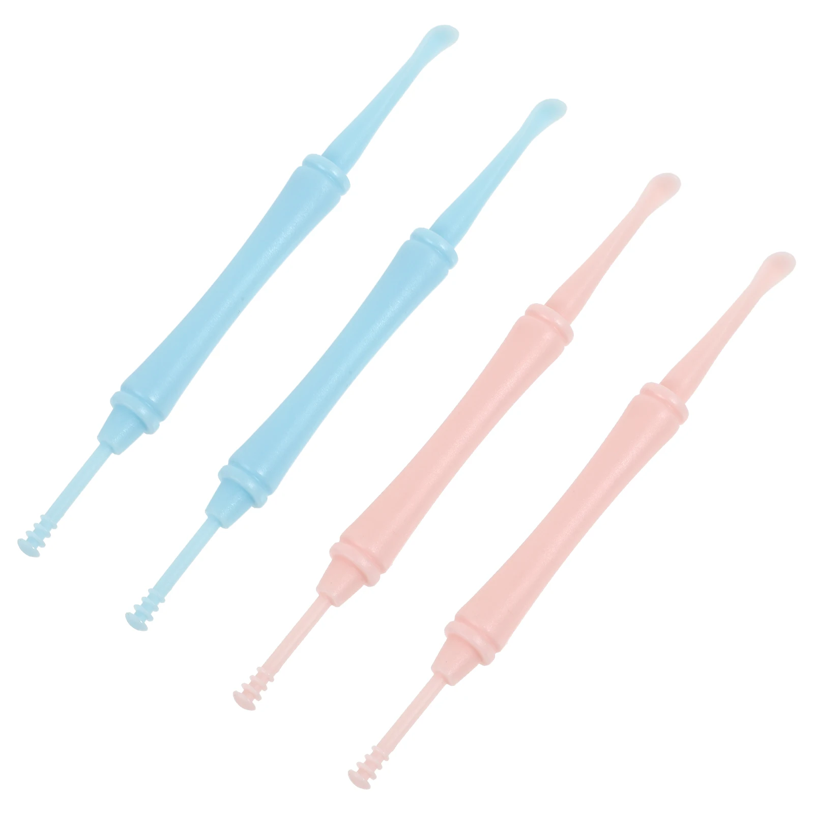 

4 Pcs Ear Wax Cleaning Rod Earwax Removal Tool with Remover Tools Cleaner Detergent
