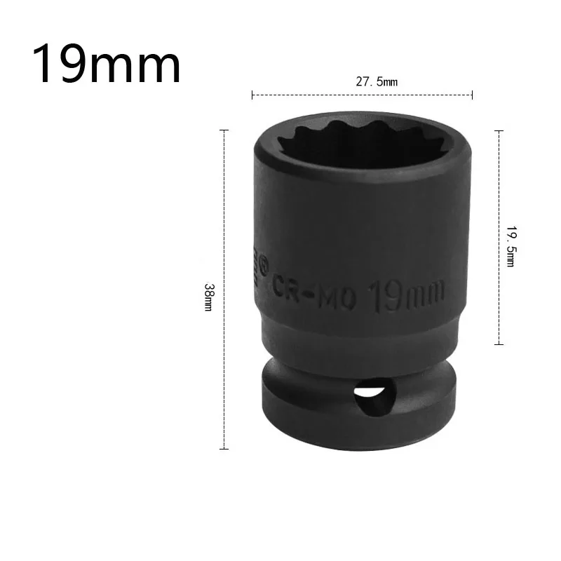 Imagem -04 - Soquete de Impacto Curto com Cabeça Chave ar Torx Sockets Acionamento Pneumático Métrica 12 Pontos 2