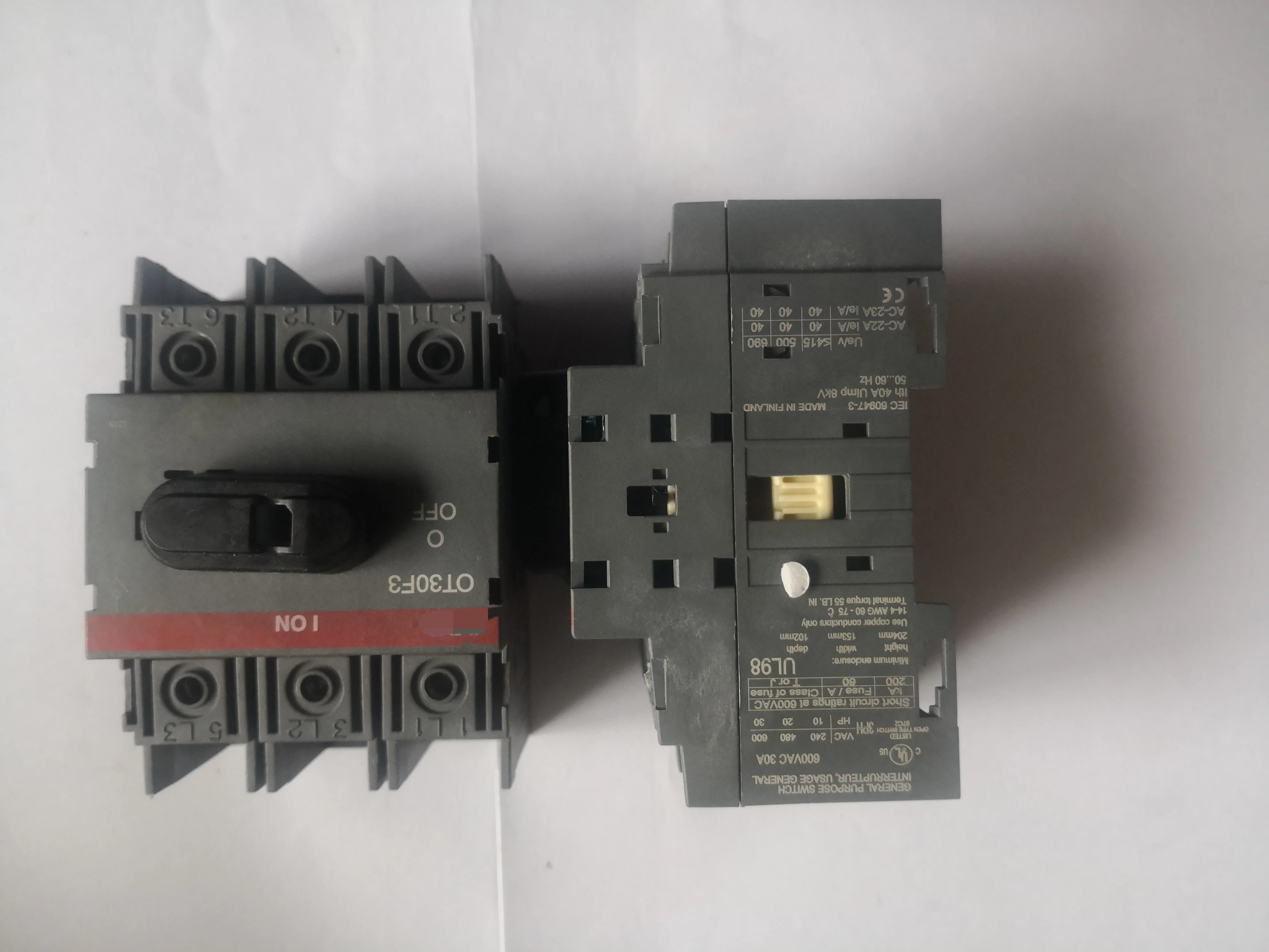 Brand New Original OT30F3 Isolating Switch (With Original Box) - Ready Stock.