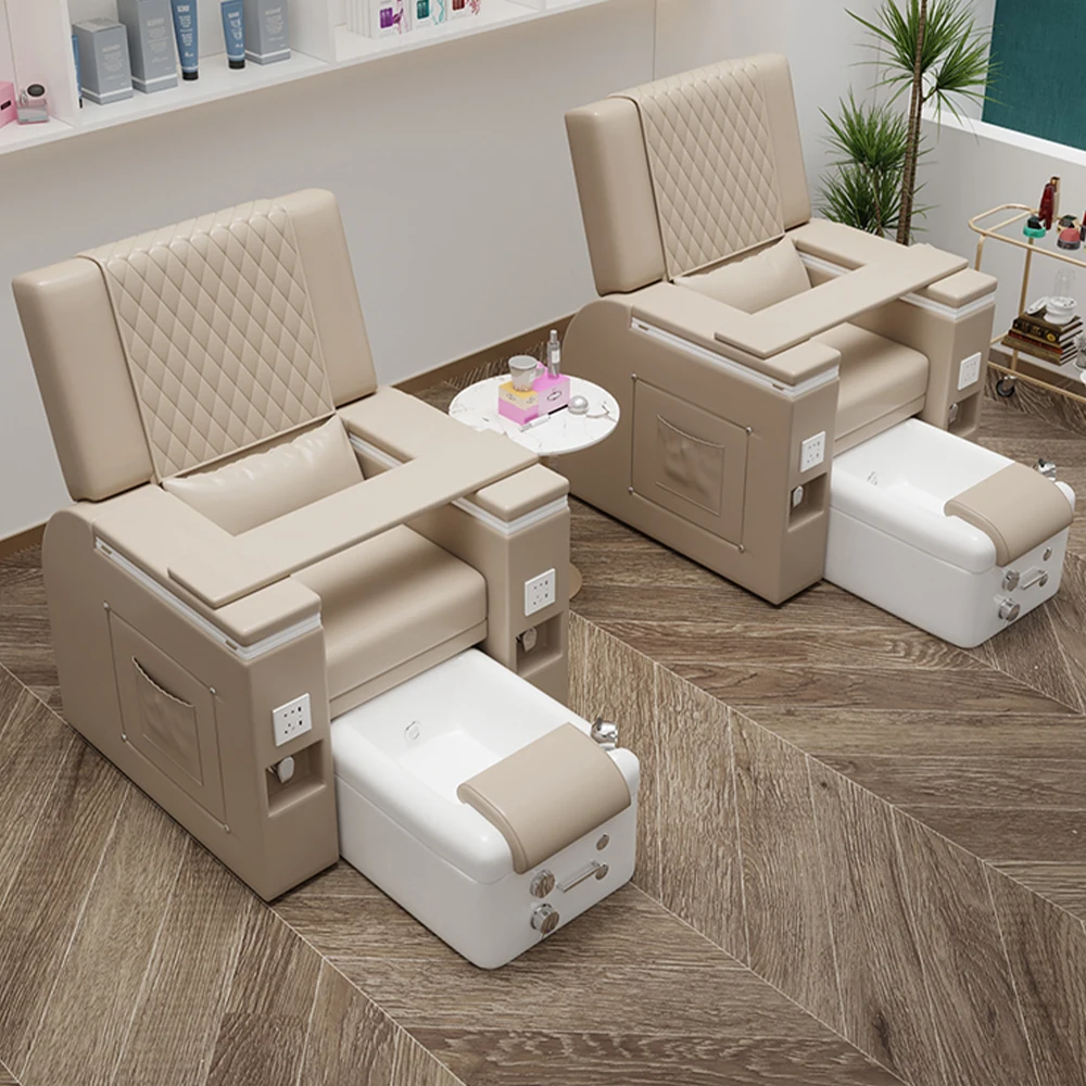 Modern Nail Salon Reclining Foot Spa Massage Pedicure Chair Luxury Pedicure Chair Massage Pedicure Chair