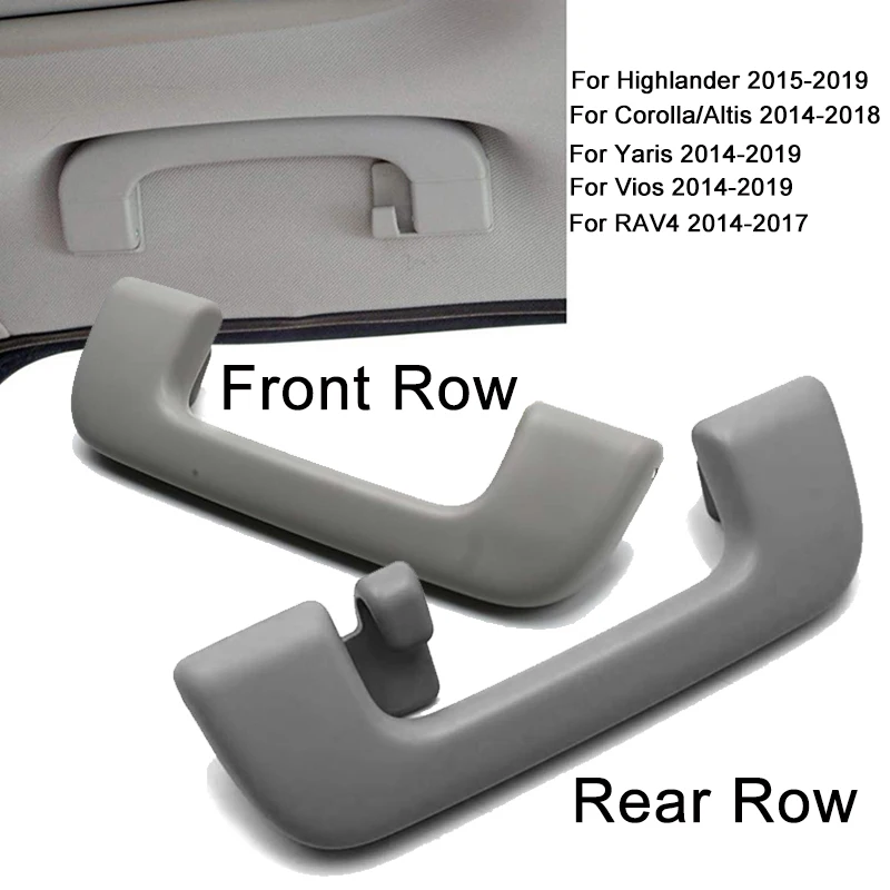 1pc Car Inner Roof Safety Handle Roof Pull Handle for Toyota Corolla Camry Yaris Vios Highlander RAV4