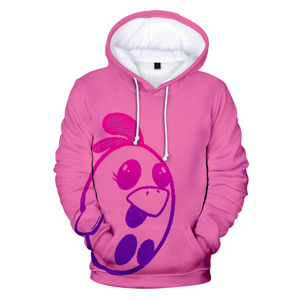 BriannaPlayz Merch Chucklz Verde Hoodie Rosa Moletom Com Capuz Manga Longa Homem Mulher Moletom Jovem Mídia Social Estrela Roupas 3D