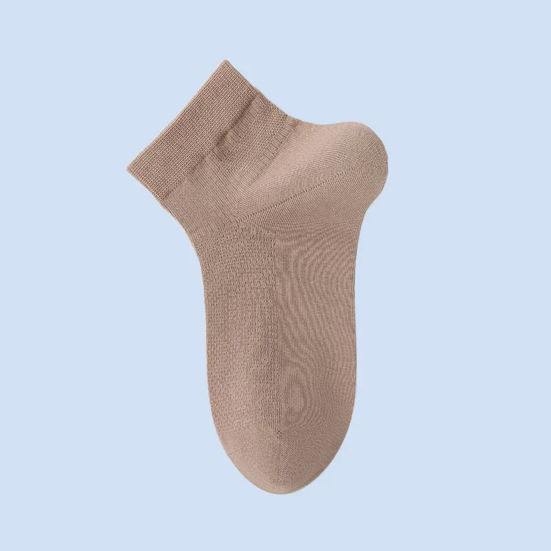 Chaussettes décontractées désodorisantes pour hommes, absorbant la sueur, chaussettes d'été en coton, chaussettes de sport fines, chaussettes respirantes en maille, nouveau, 3/6 paires