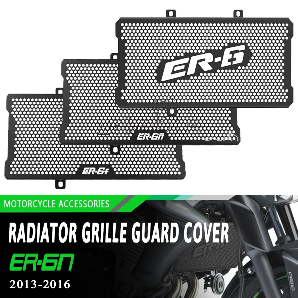 For Kawasaki ER-6N ER6N 2006~2016 2015 2014 2013 2012 Ninja6 50 Motorcycle Accessories Radiator Guard Protector Grille Cover