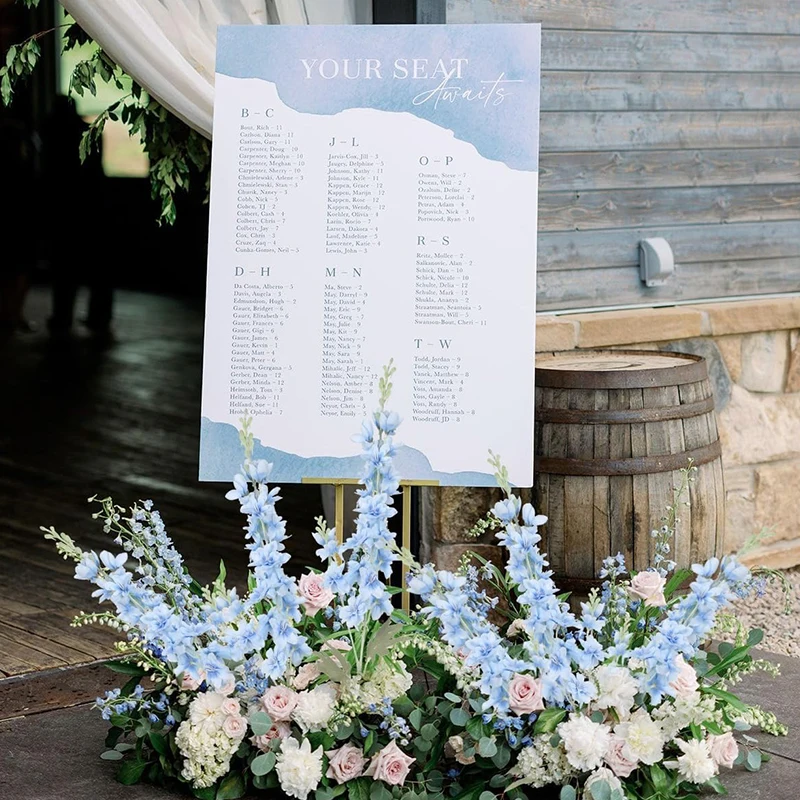 2 Stück Delphinium Künstliche Blumen 85 cm Kunstblumen Blumenstrauß Larkspur Stiel für Zuhause Zimmer Dekor Garten Outdoor Hochzeitsdekoration – Detail 7