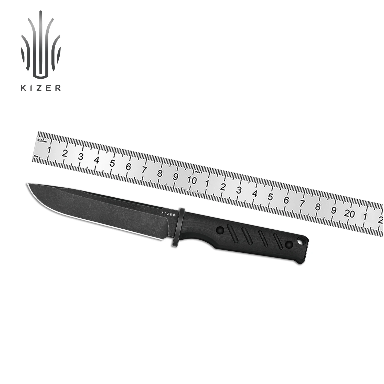 

Kizer Fixed Blade Knife Camp 180 1096A1/1096A2 AEB-L Steel Drop Point Blade with G10 Handle Survival Knives 2025 New Arrival