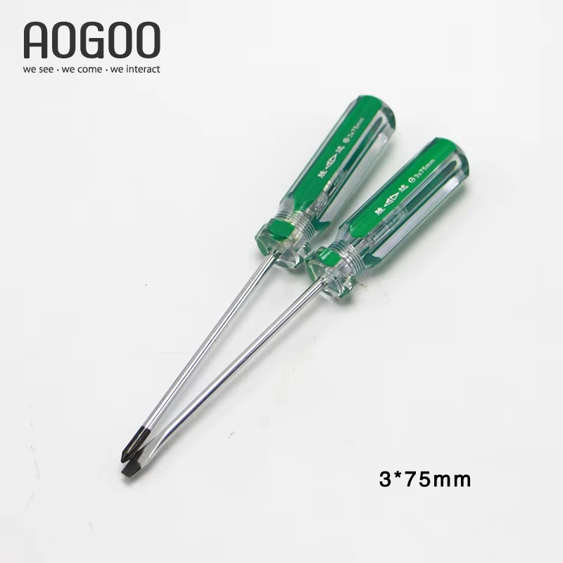 3*75mm 5*75mm 2Pcs/Lot Long and Hardness Screwdriver Tools Phillips & Sloted Professional Industrial Tools