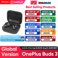Global Version Oneplus Buds 3 TWS Bluetooth Earphone LHDC 5.0 49dB Active Noise Canceling 44h Battery Life For Oneplus 12