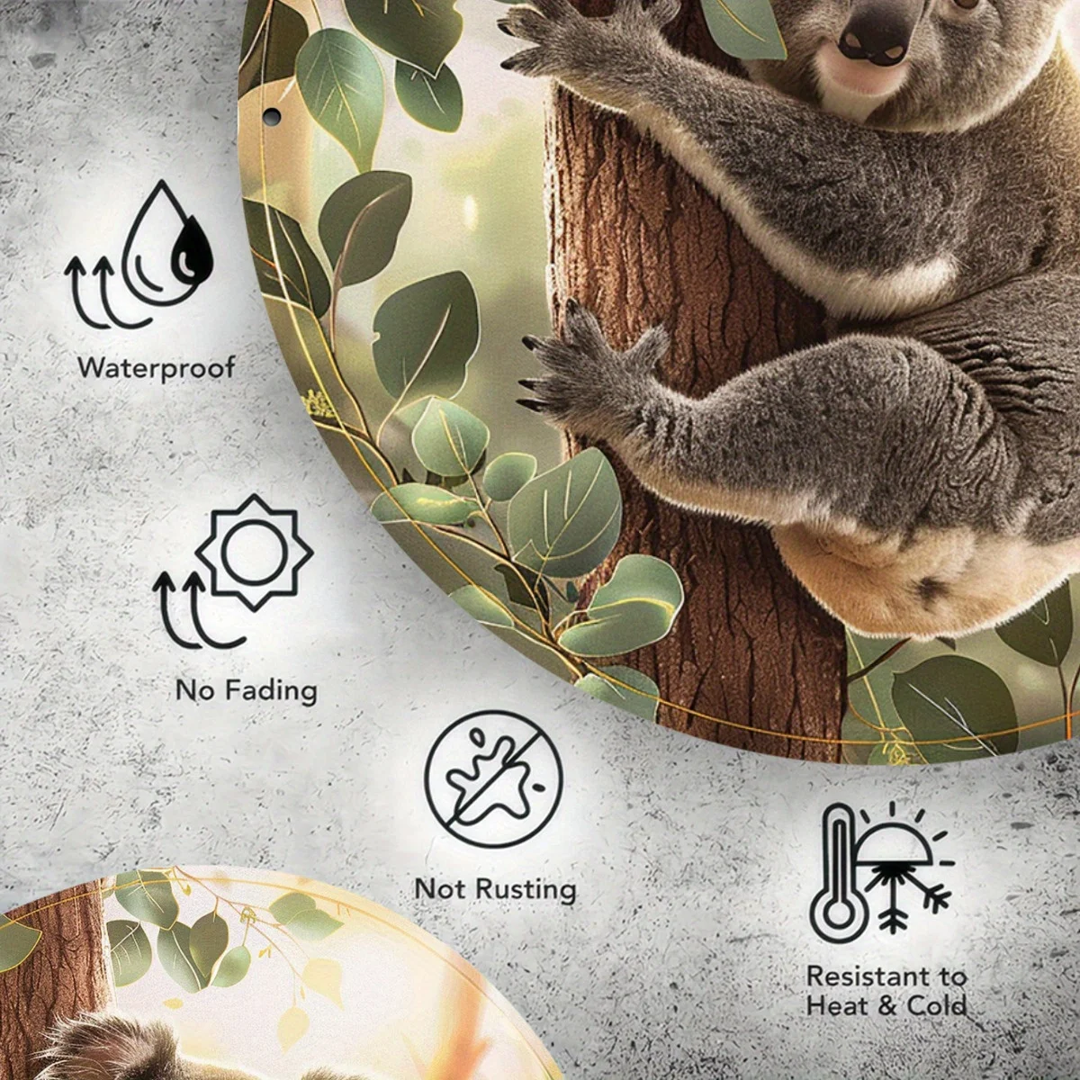 معدن كوالا جدار الفن 8x8 بوصة خمر الألومنيوم تسجيل لديكور المنزل المطبخ حديقة