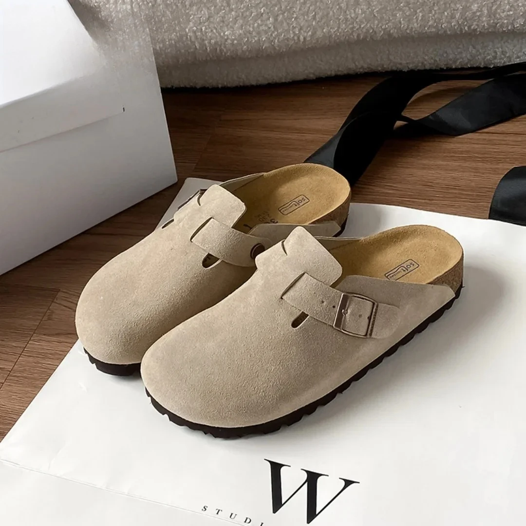 Nouveauté 2026 : Pantalon en cuir Danton de haute qualité pour femmes et hommes, sandales d'été tendance et combinables, chaussures à semelle souple Susal